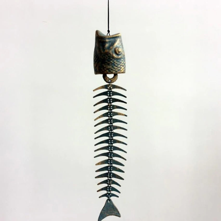 Metal Fish BoneWind Chimes