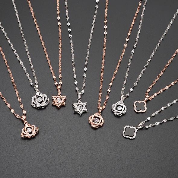 Beating Heart Silver Necklace