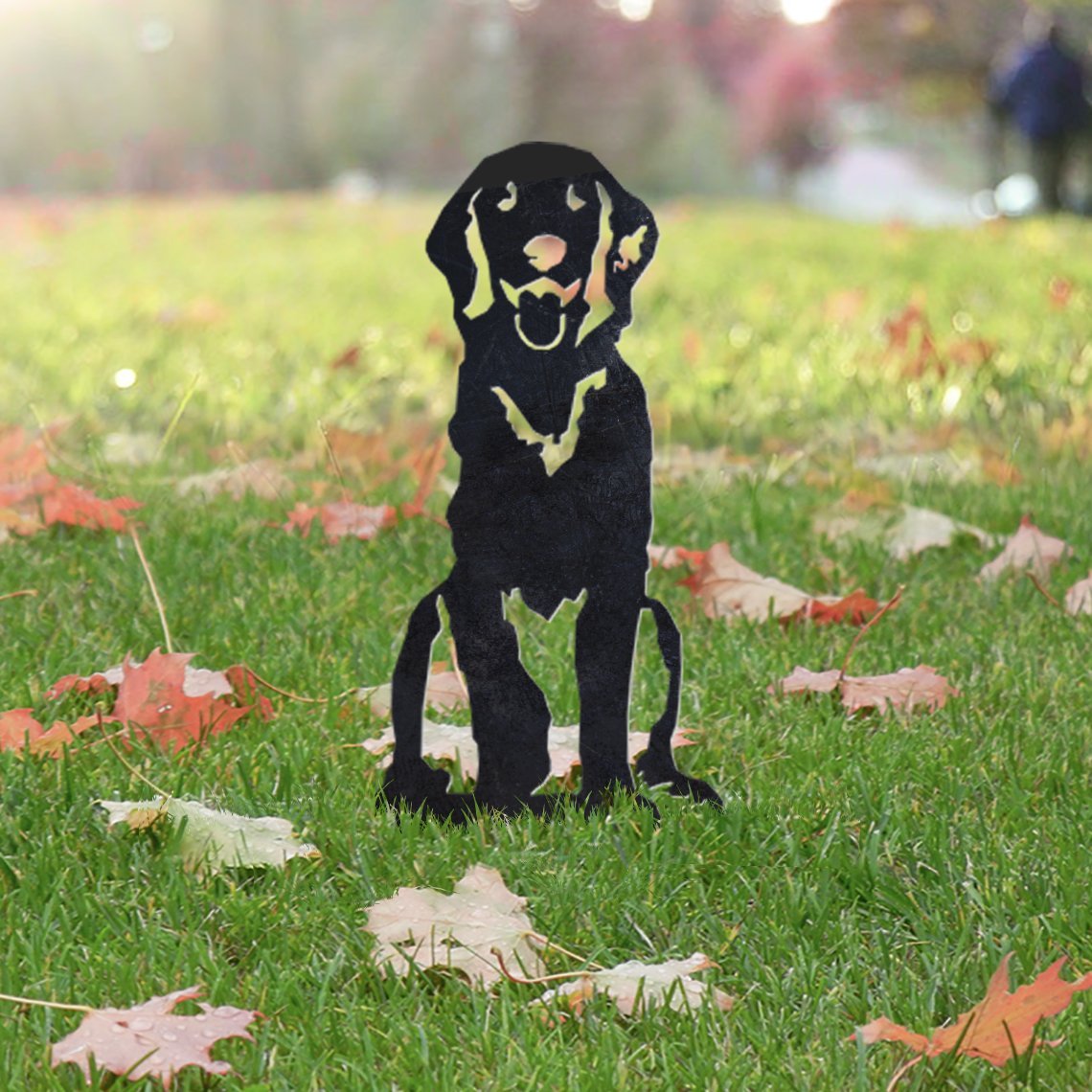 Flat Coated Retriever Metal Silhouette