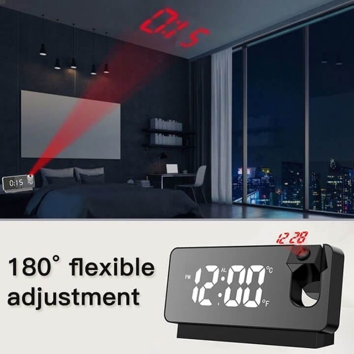 ⏰Mirror Projection Alarm Clock