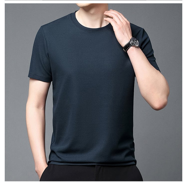 Breathable Waffle Weave T-shirt