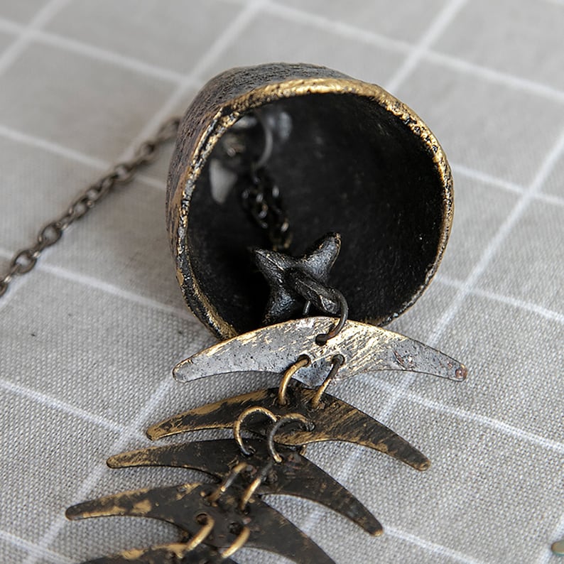 Metal Fish BoneWind Chimes