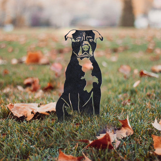 Staffordshire Bull Terrier Metal Silhouette