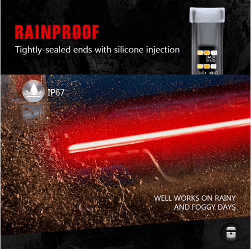 LED tailgate lights, turn signals and driving and reversing lights.