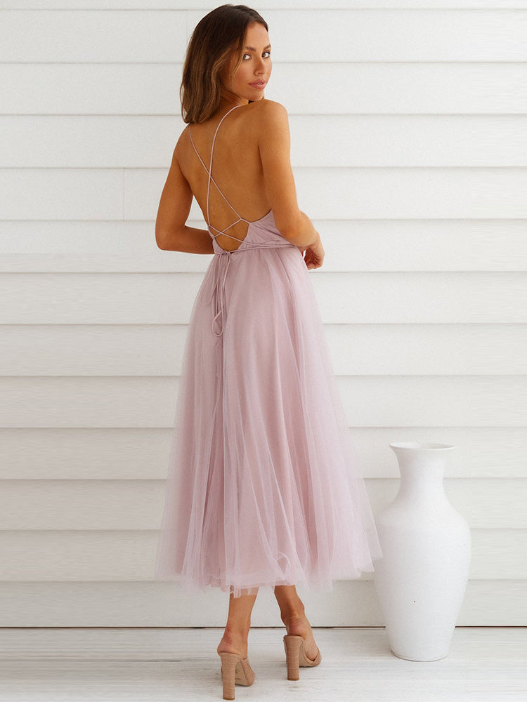 Women's New  Summer Sexy Mesh Skirt