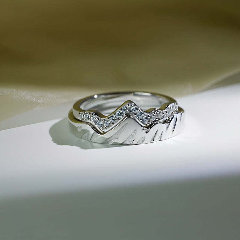 🔥Last Day 50% OFF 💪Get Stronger Mountain Ring ( Set Of 2 )🎁