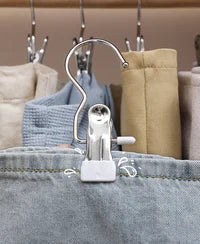 💥2023 Hot Sale💥Anti-rust Clip Space-saving Clothespin Hat Pants Storage Hanging Travel Hook