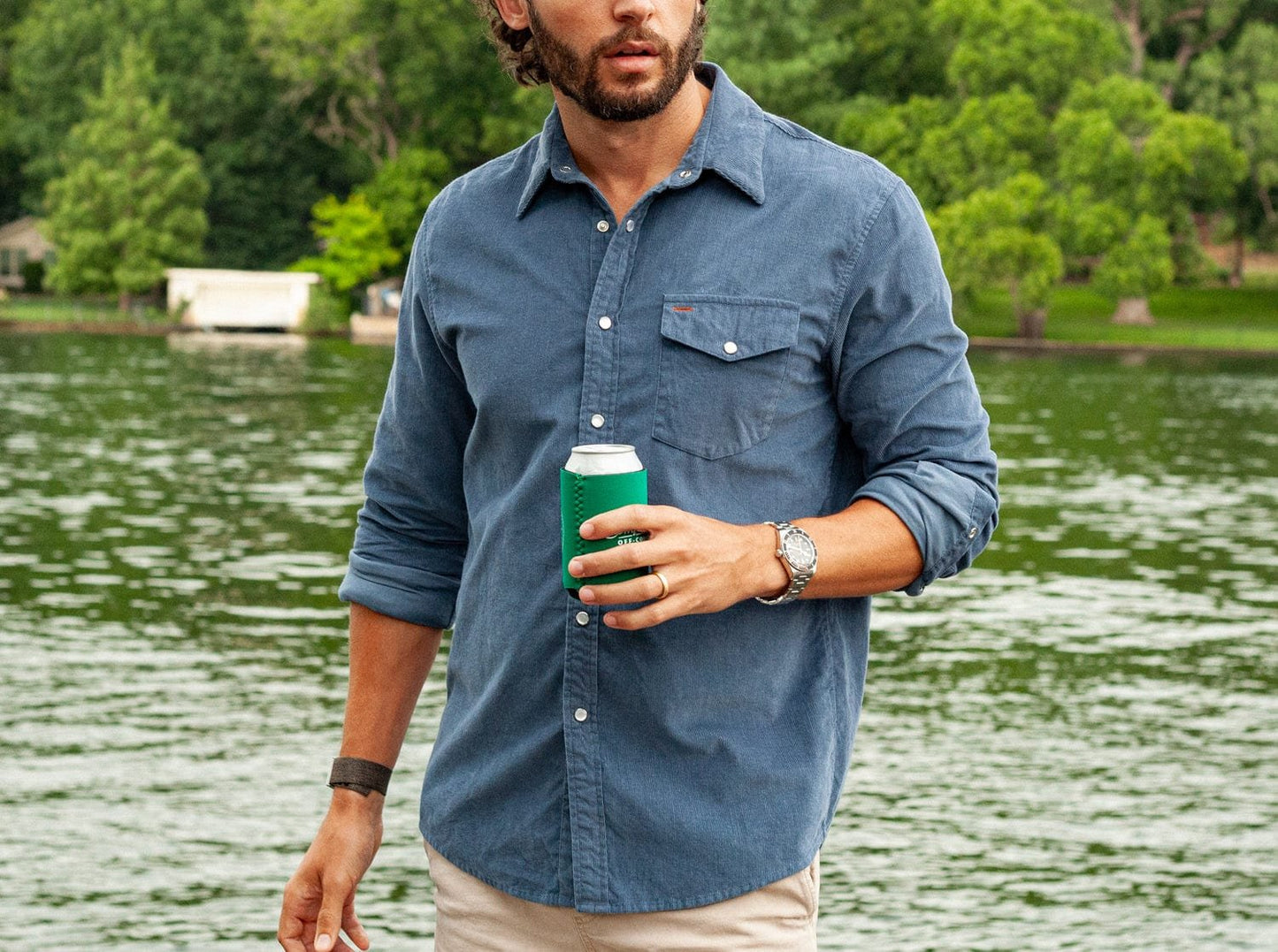 🔥Last day special🔥Corduroy Button Shirt (Buy 2 free shipping)