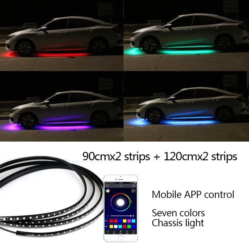 New Car Chassis Flexible RGB Waterproof LED Strip Lights