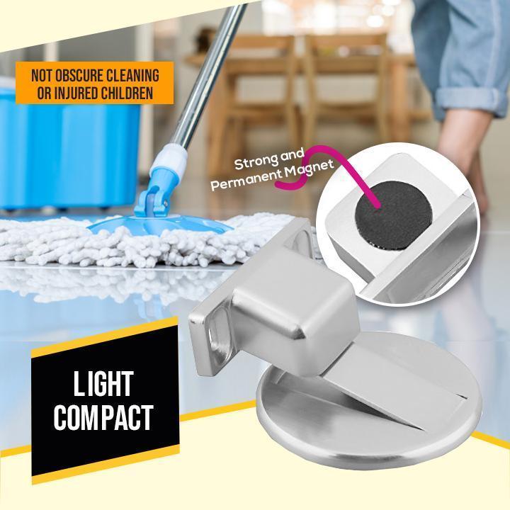 No-Slip Invisible Magnetic Doorstop