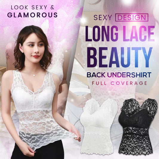 💥 Long Lace Beauty Back Undershirt