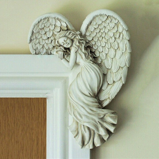 Door Frame Angel Wings Sculpture.