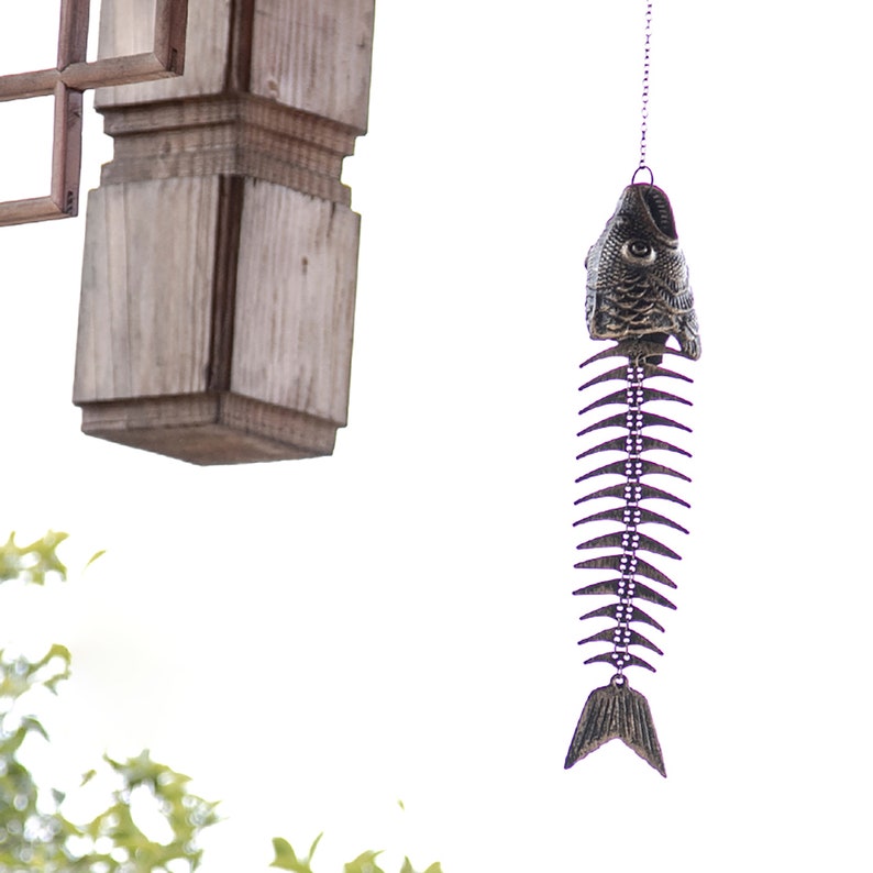 Metal Fish BoneWind Chimes