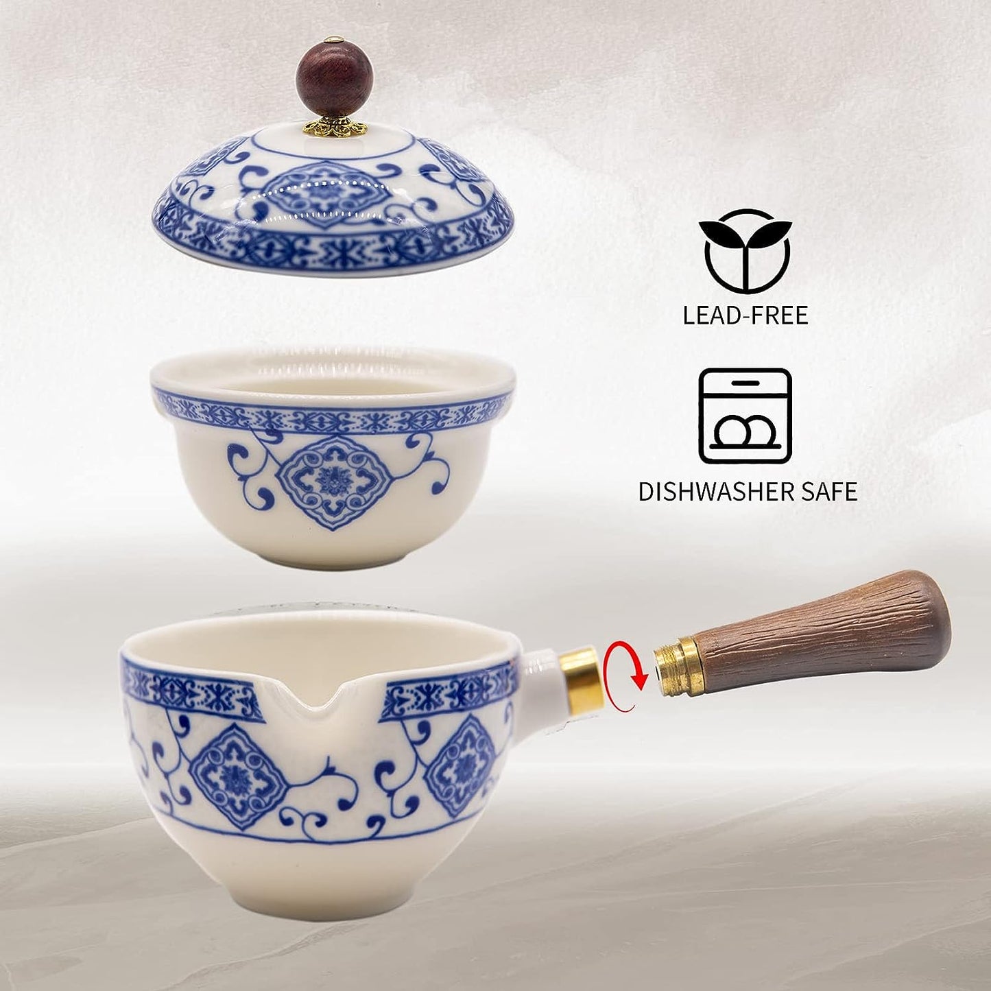 Porcelain Chinese Gongfu Tea Set