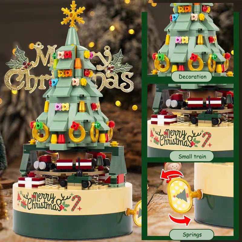 🎄 DIY Christmas Tree Brick Music Box🎵