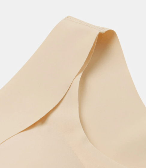 2PCS Unwired Front Buckle Push Up Adjustable Seamless Tank Bra