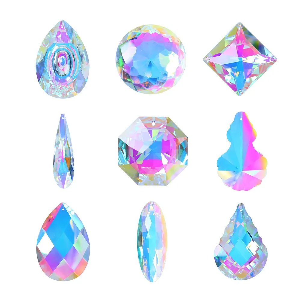 Large Hanging Crystal Prism Suncatcher