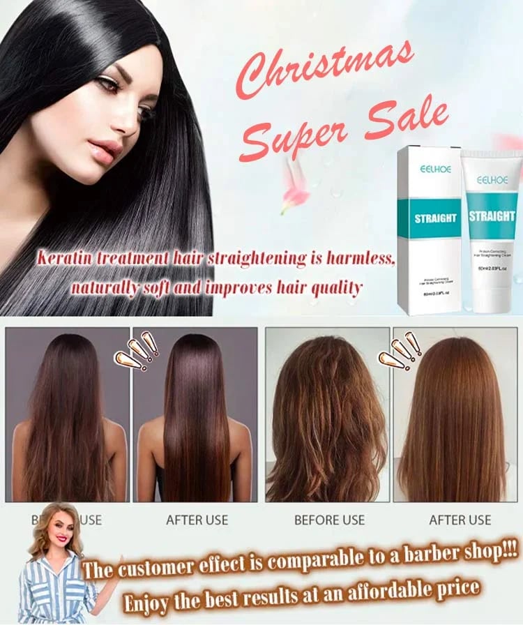 Keratin Treatment Hair Straightening Cream