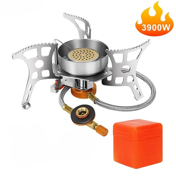 💥Camping Outdoor Windproof Gas Burner