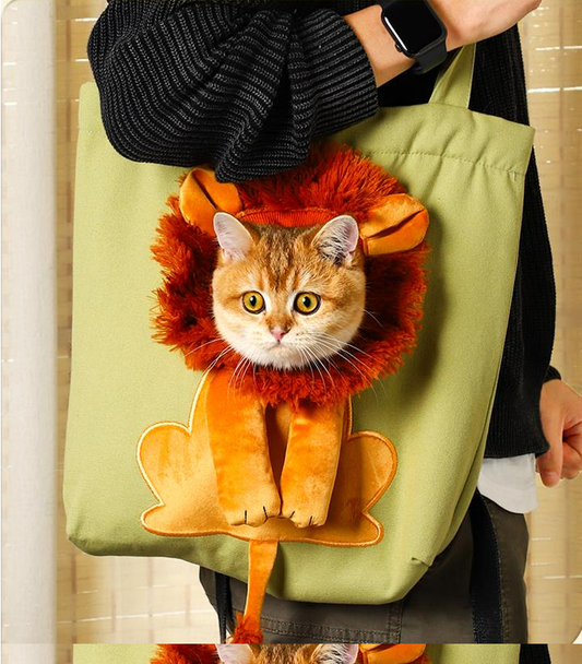 Pet Canvas Shoulder Carrying Bag