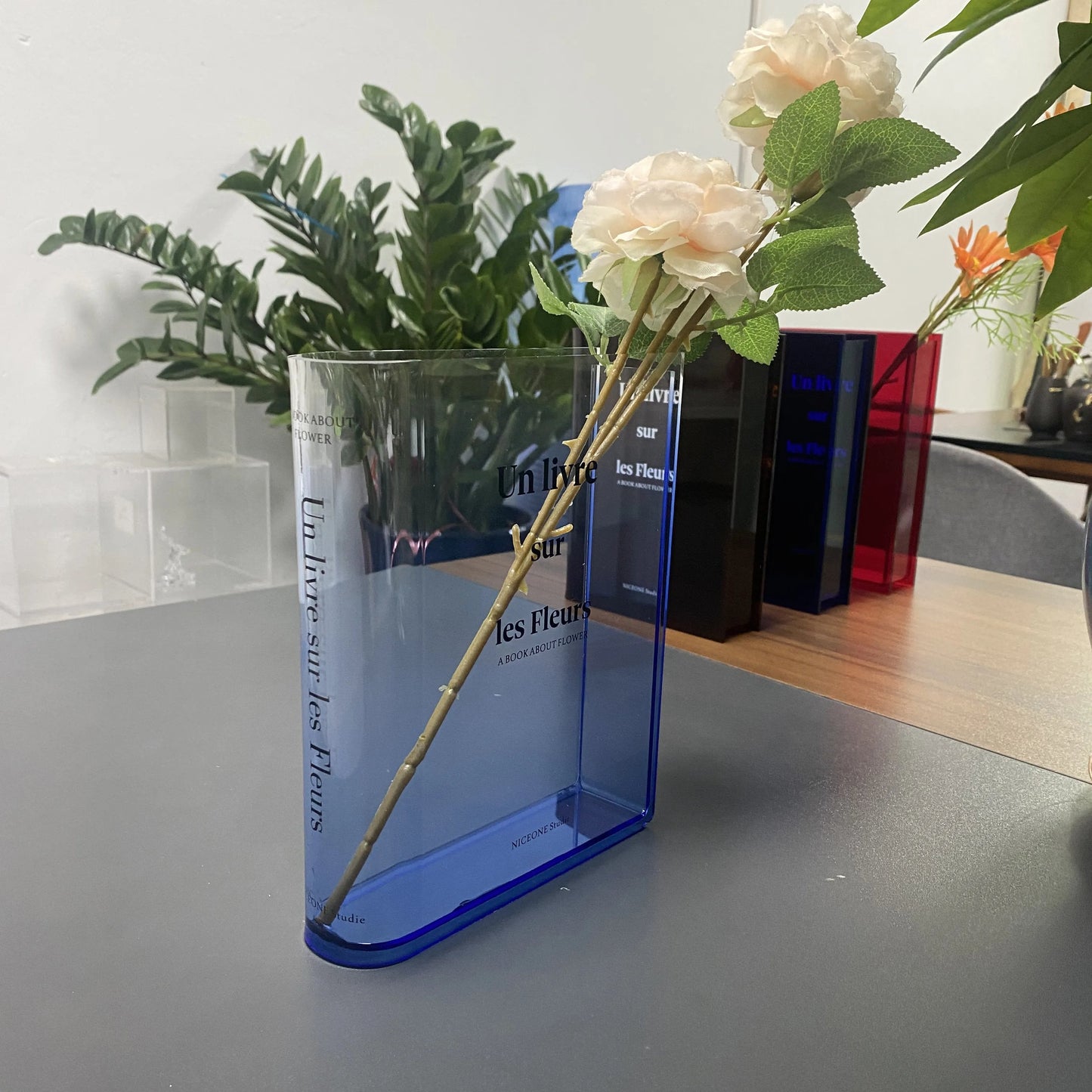 🔥 Books About Flowers - Book Vase