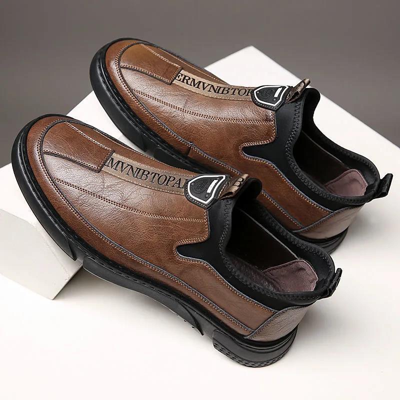 Men's fashion high-top Martin inner heightening shoes