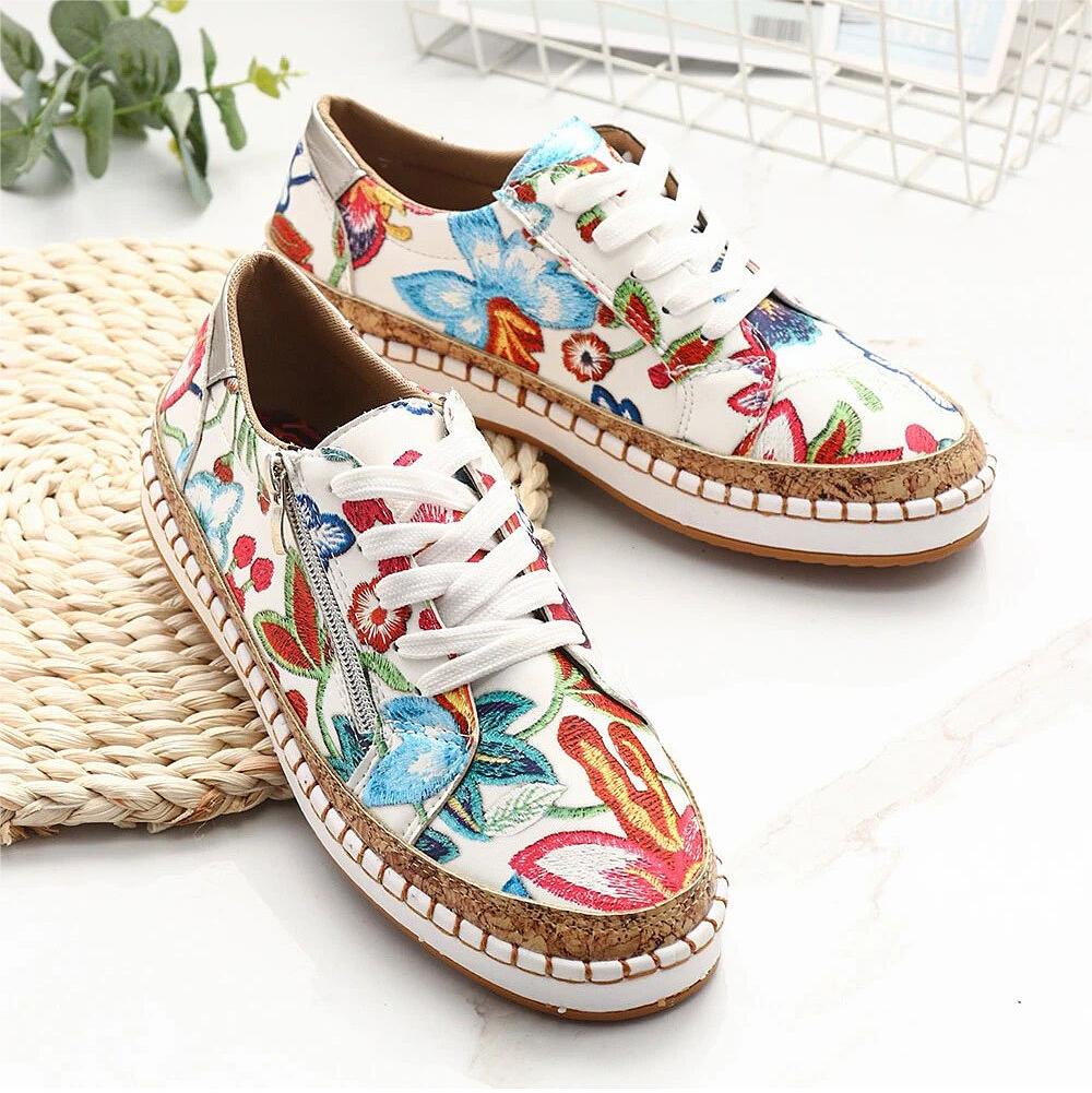 🔥 Orthopedic Flower Women's Shoes