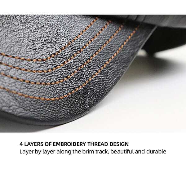 New trendy leather cap