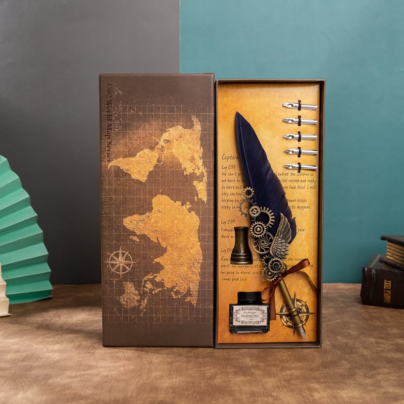 Vintage Steampunk Quill Pen