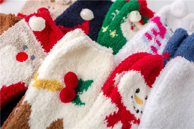 🎁Cute Christmas Style Thickened Warm Socks