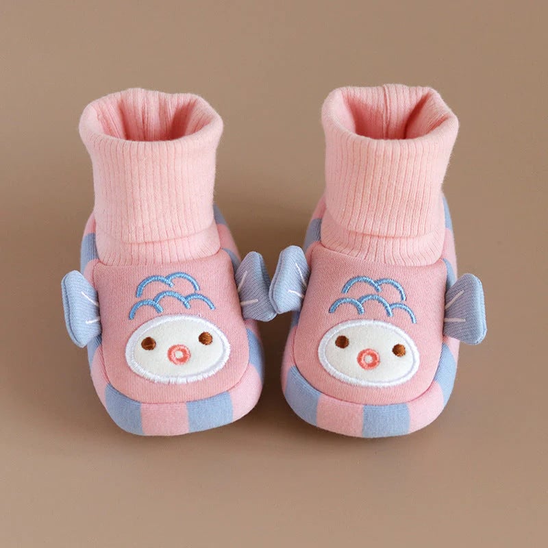 Baby Cartoon Plush Cotton Toddler Shoes👣