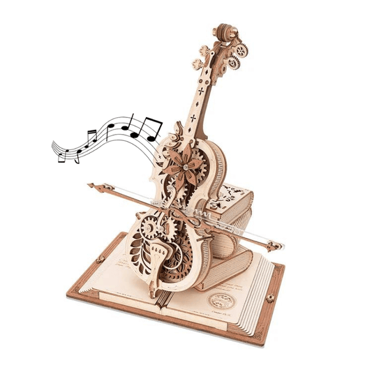 🎻 Magic Cello Music 3D Wooden Box Puzzle