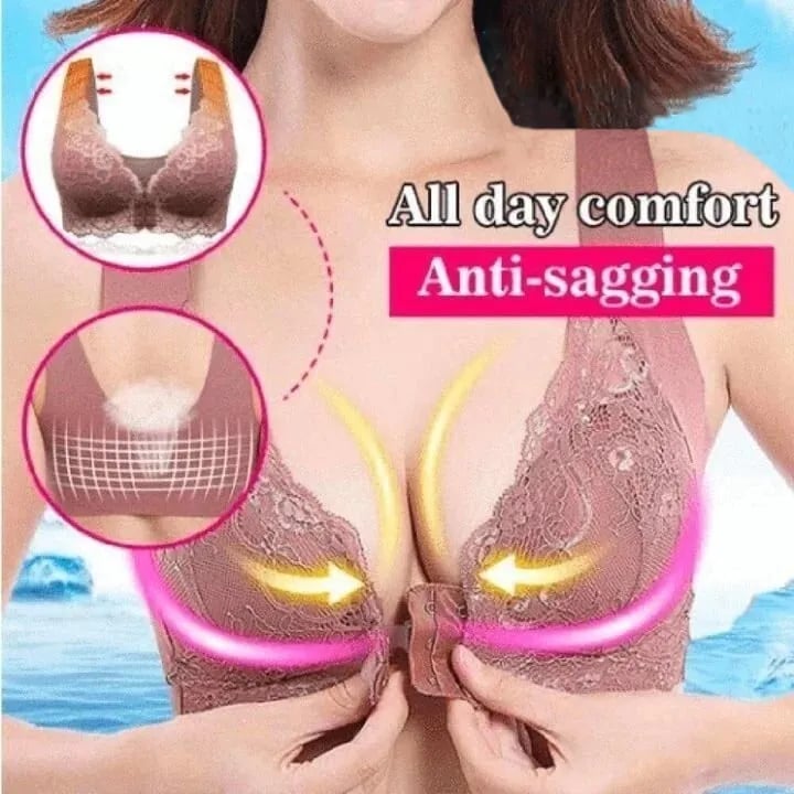 🎄Front Button Comfort Push-Up Bra💕