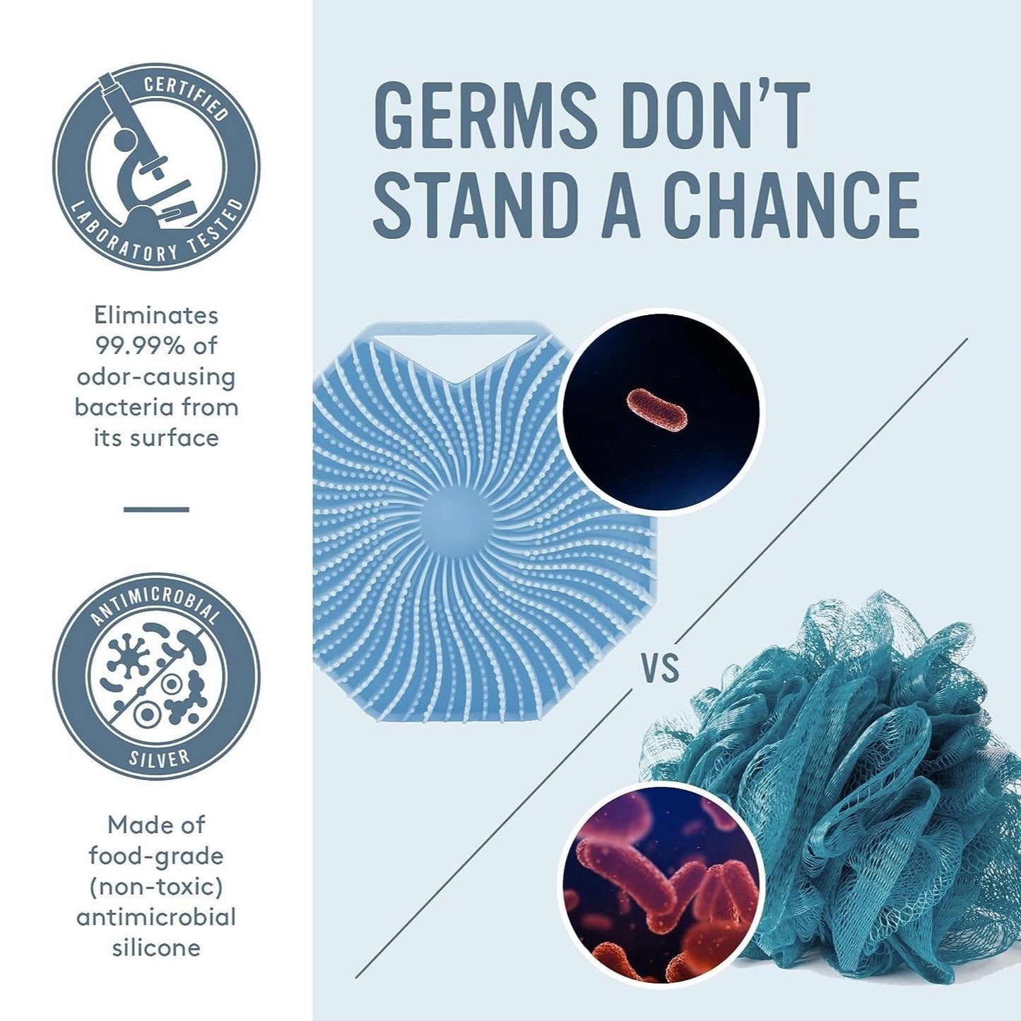 🔥Buy 2 Get 1 Free🔥Antimicrobial Silicone Body Scrubber