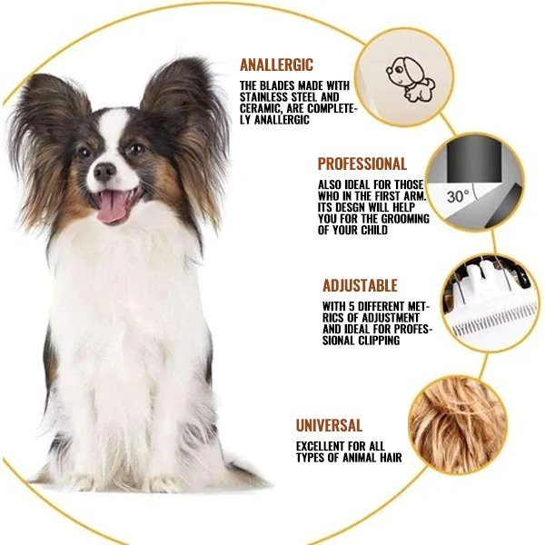 Ultra-Quiet Professional Dog Clipper