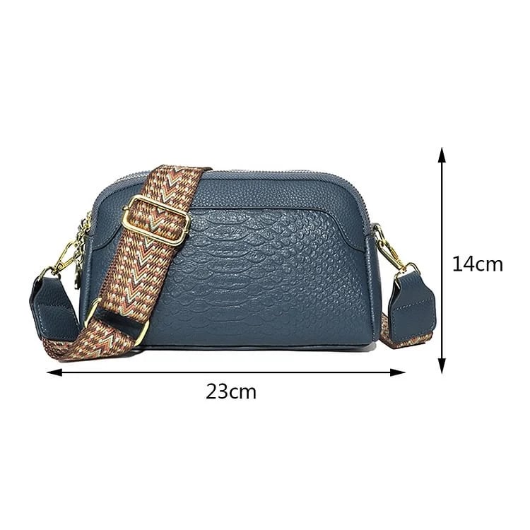🔥First Layer Cowhide Crossbody Bag Alligator Pattern Women Shoulder Bag for Work