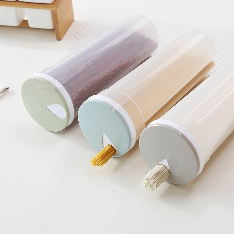 Food Storage Cylinder Spaghetti Noodle Container Box