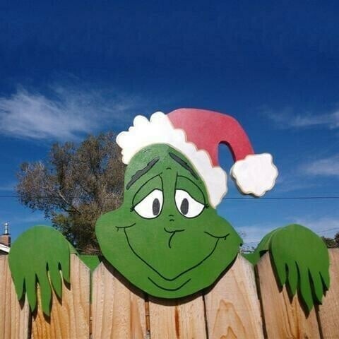 Christmas Decoration For Your Garden Fence