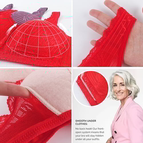 🔥Summer Hot Sale🔥(BUY 1 FREE 2)🔥-Front-Closure  Bra