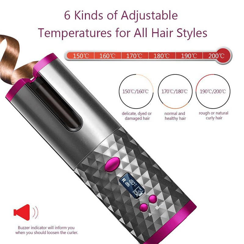 🔥Auto Rotating Ceramic Hair Curler🔥