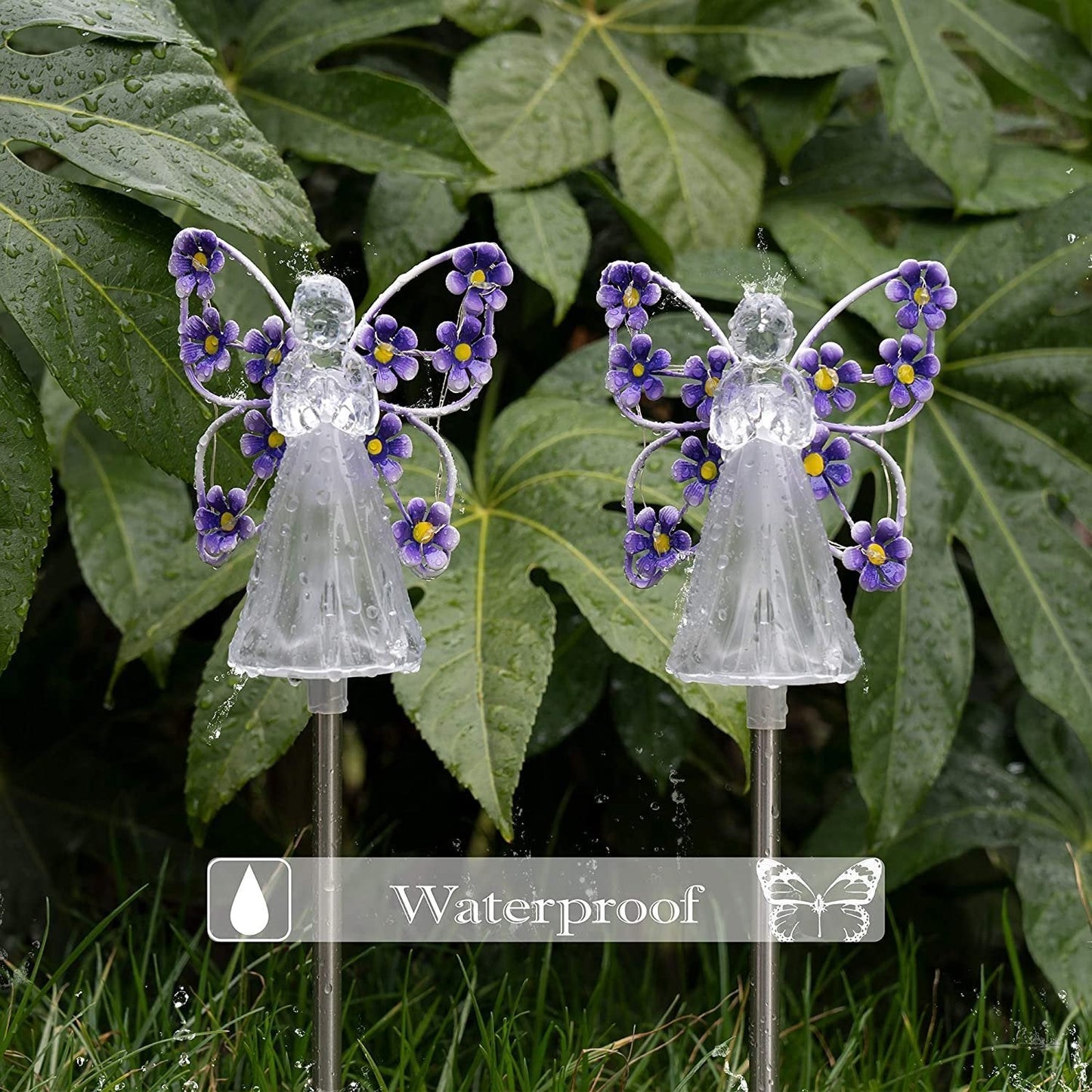 Waterproof 👼 Solar Angel lights