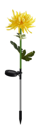 🎁 - SPRING ARTIFICIAL Chrysanthemum SOLAR GARDEN STAKE LED