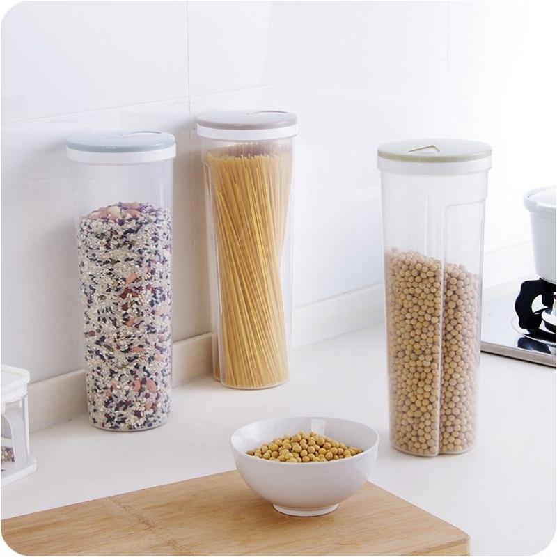 Food Storage Cylinder Spaghetti Noodle Container Box