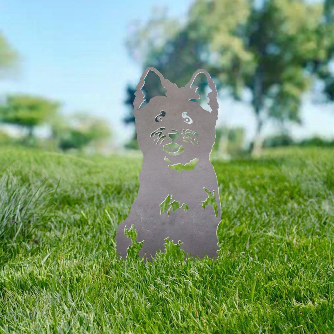 Cairn Terrier Metal Silhouette