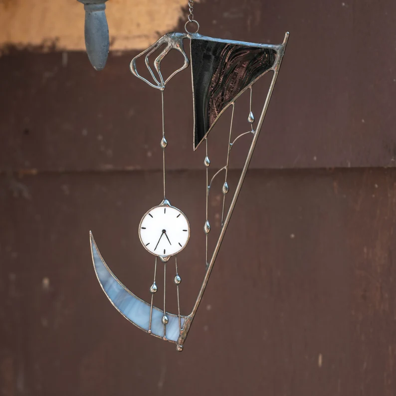 🎃Grim Reaper Stained Glass Suncatcher💀