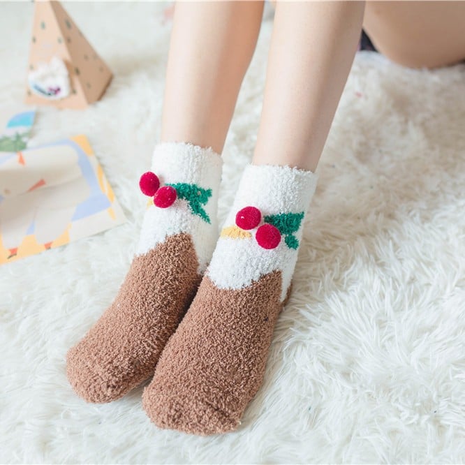 🎁Cute Christmas Style Thickened Warm Socks