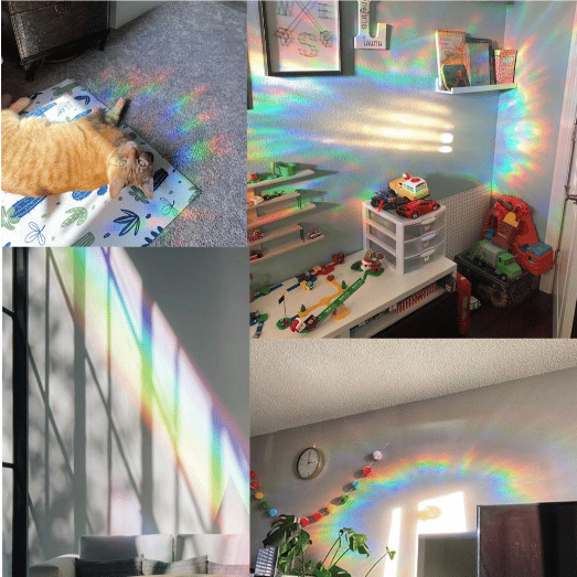 🔮2023 Christmas Hot Sale-Suncatcher Moon Crystal Wind Chime💎