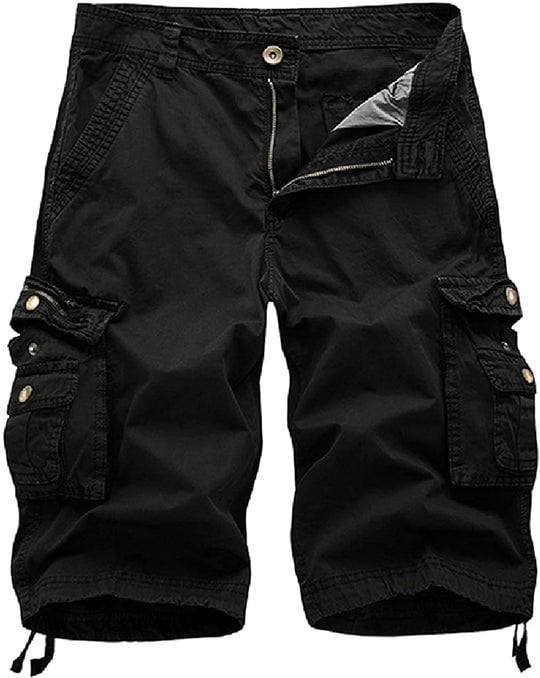 Men’s Loose Cargo Shorts with Big Pocket