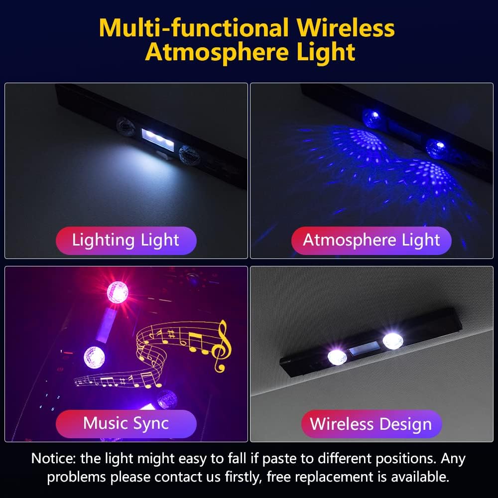 Music Sync and Wireless  LED Starry Atmosphere Light