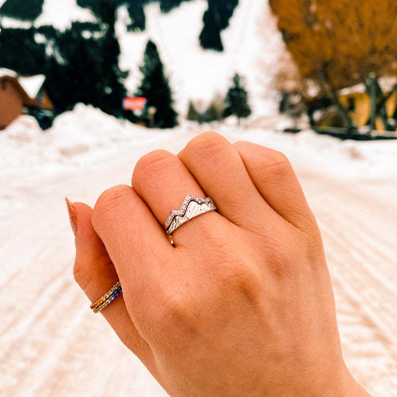 🔥Last Day 50% OFF 💪Get Stronger Mountain Ring ( Set Of 2 )🎁